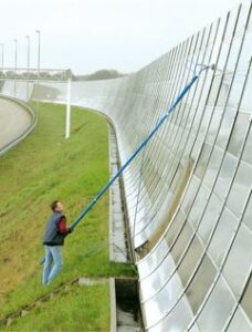 Sistema telescopico per pulizia professionale