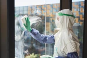 lavaggio vetri ospedali roma