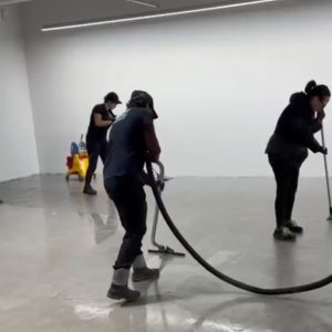 pulizia post cantiere Decathlon Roma Est 01