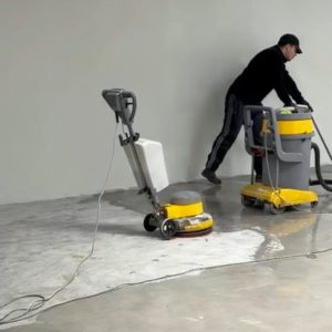 pulizia post cantiere Decathlon Roma Est 03
