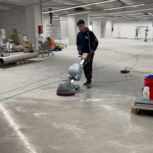 pulizia post cantiere Decathlon Roma Est 06
